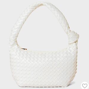 Woven Slouchy Shoulder Handbag A New Day Cream